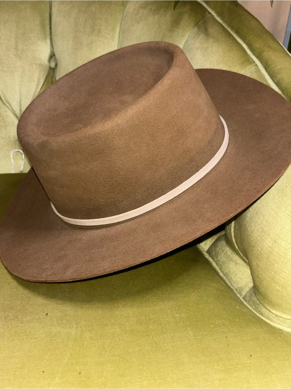 Stetson  XXX Cowboy Hat Size 7.5 USA Made Brown Leather